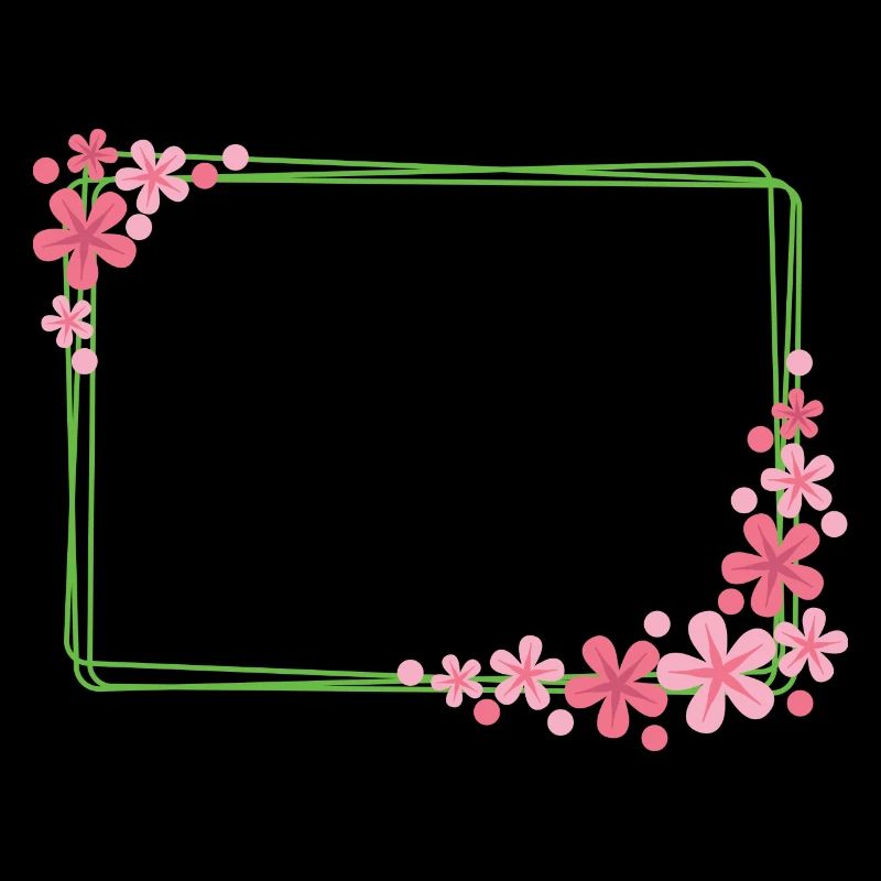 Rahmen mit Blumen