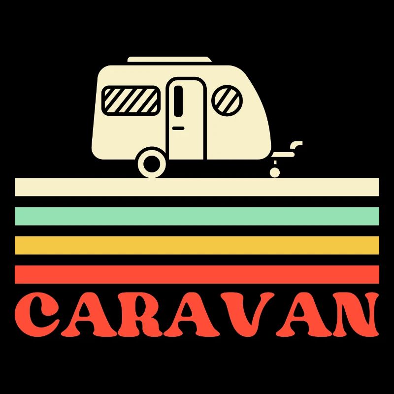 Caravan retro design