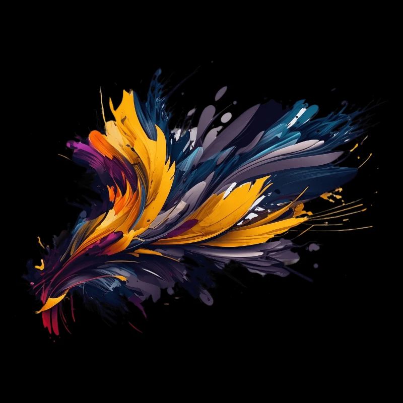 Simplicity in Motion: A Brushstroke Design