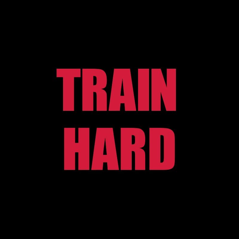 design texte hantel cool train dur train bras de l