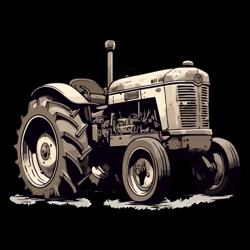 Altmodischer Traktor