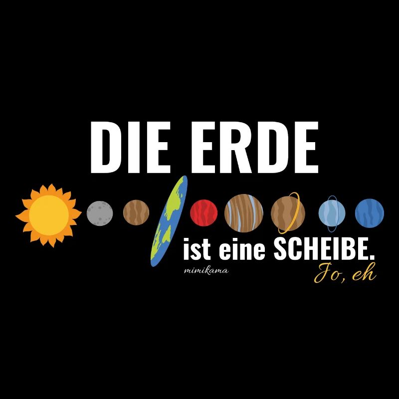 Mimikama Die Erde ist eine Scheibe.