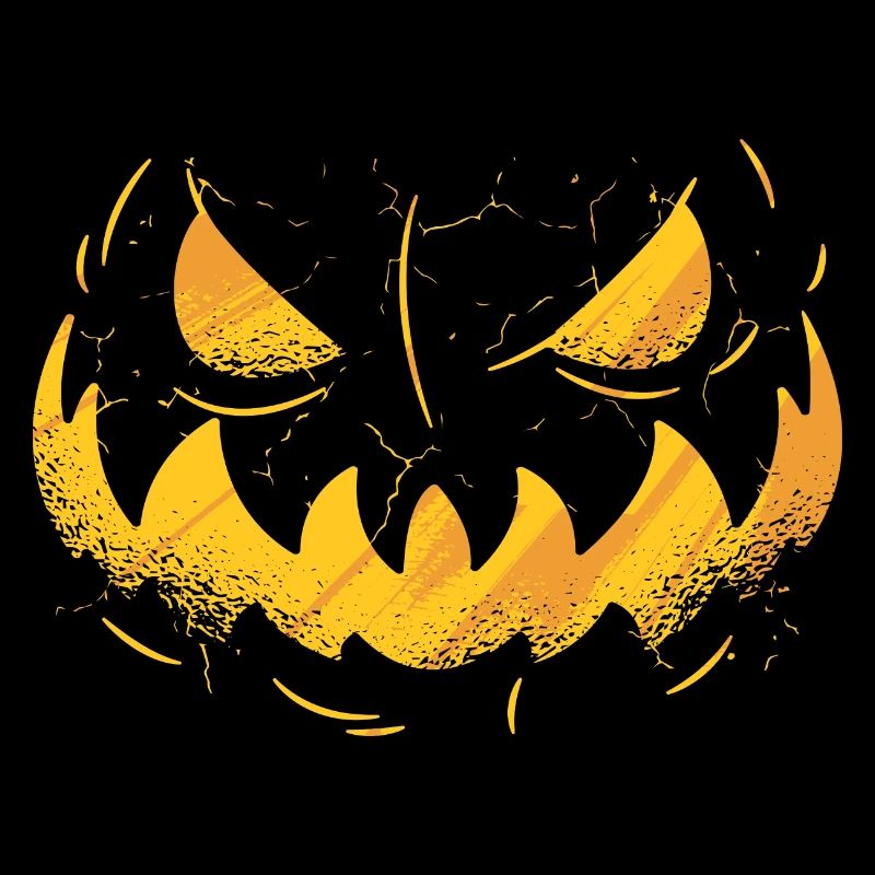 Effrayant Effrayant Jack O Lantern Face Citrouille Hommes Garçons