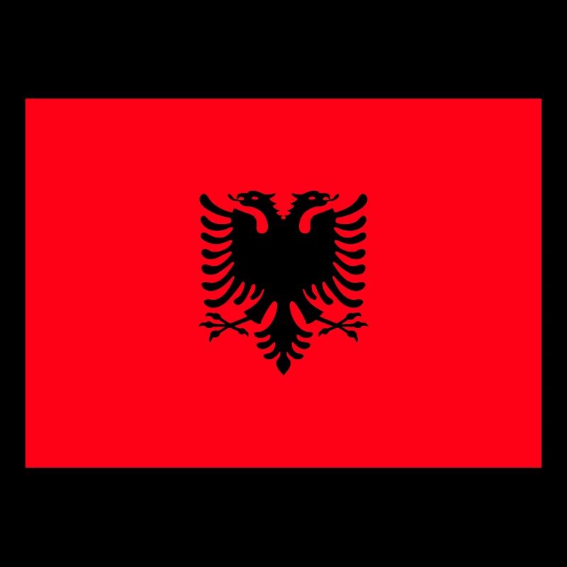 Albanie - drapeau
