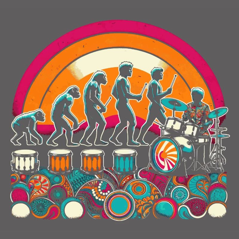 Drummer Evolution Retro