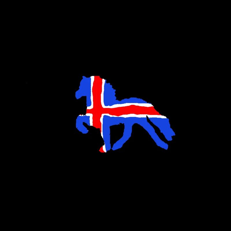 Isländer+Flagge