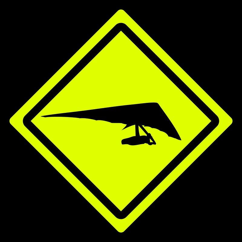 hang glider roadsign