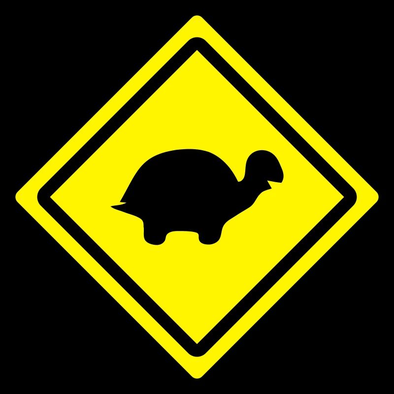 turtle roadsign
