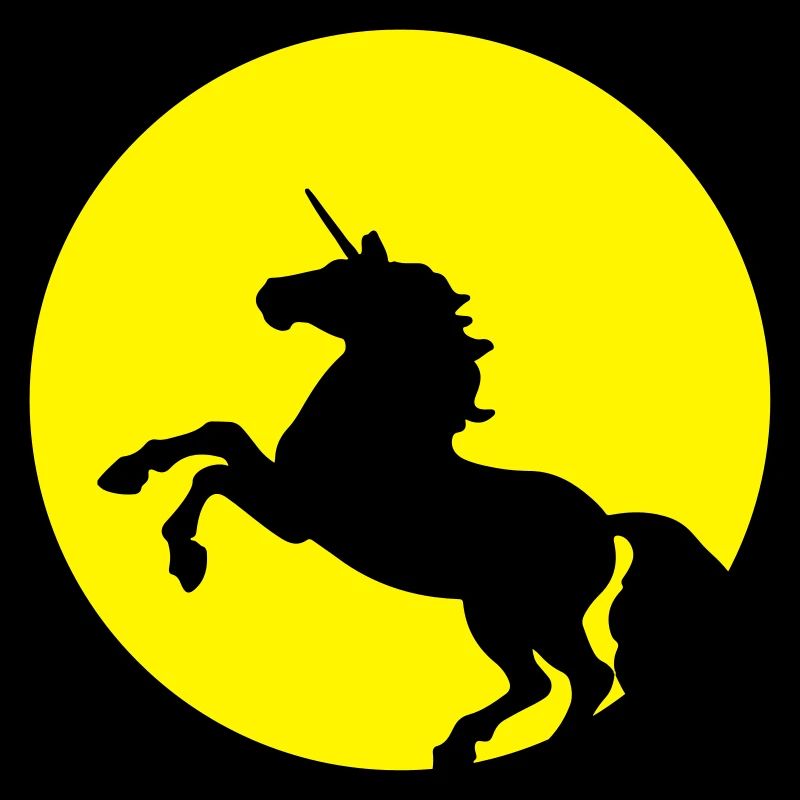 Licorne au Clair de lune