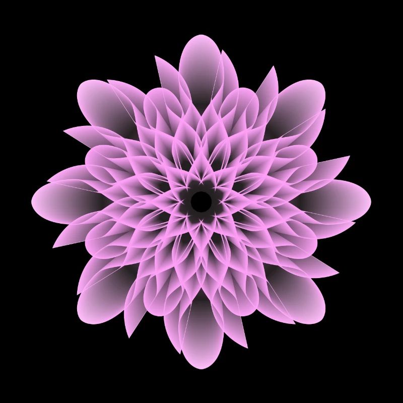 Illustration de fleurs violettes