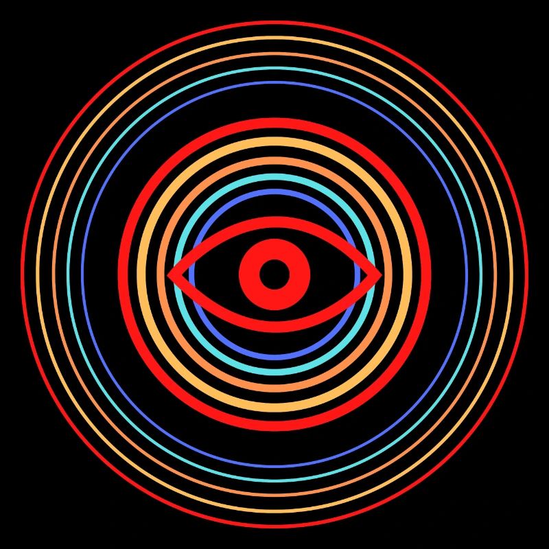 Red Eye in Circles