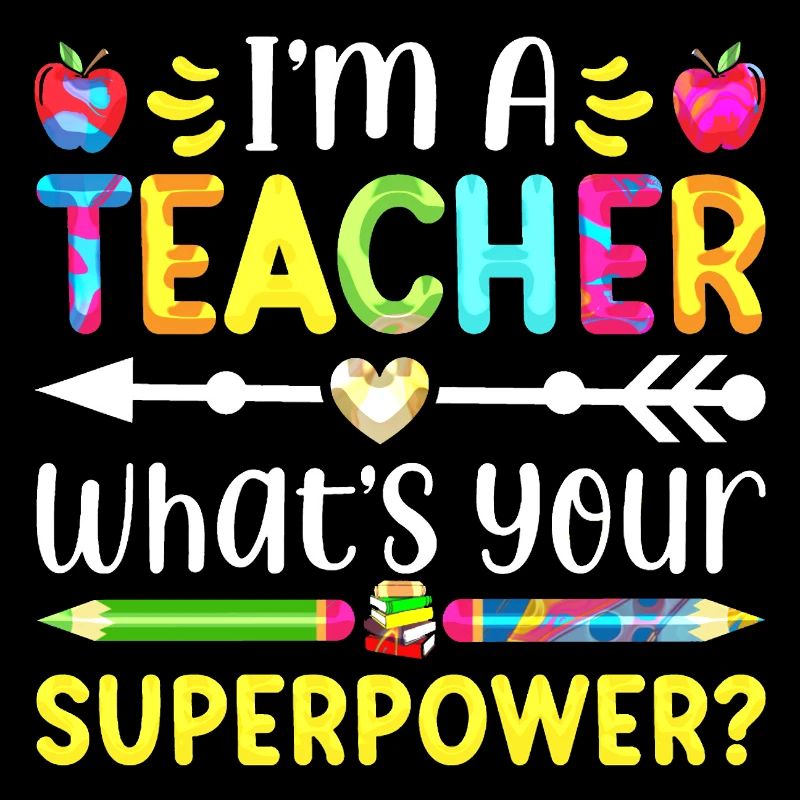 Ich bin Lehrer Superkraft Superkraft Mathematik