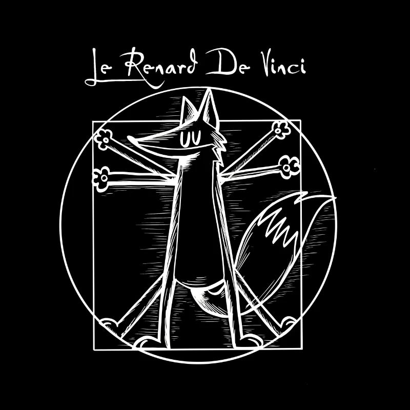 Le Renard de Vinci white