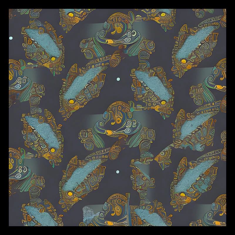 Fish abstract pattern