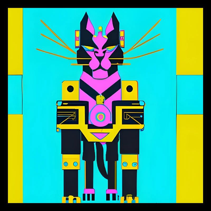 Futuristic Robot CAT