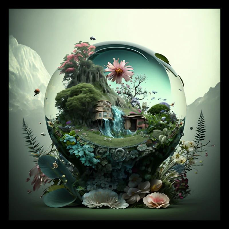 The whole world in a small drop.