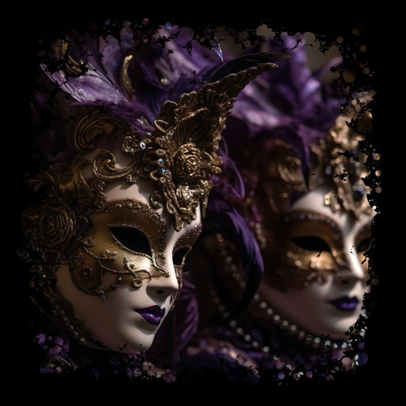 Il existe différents types de masques vénitiens