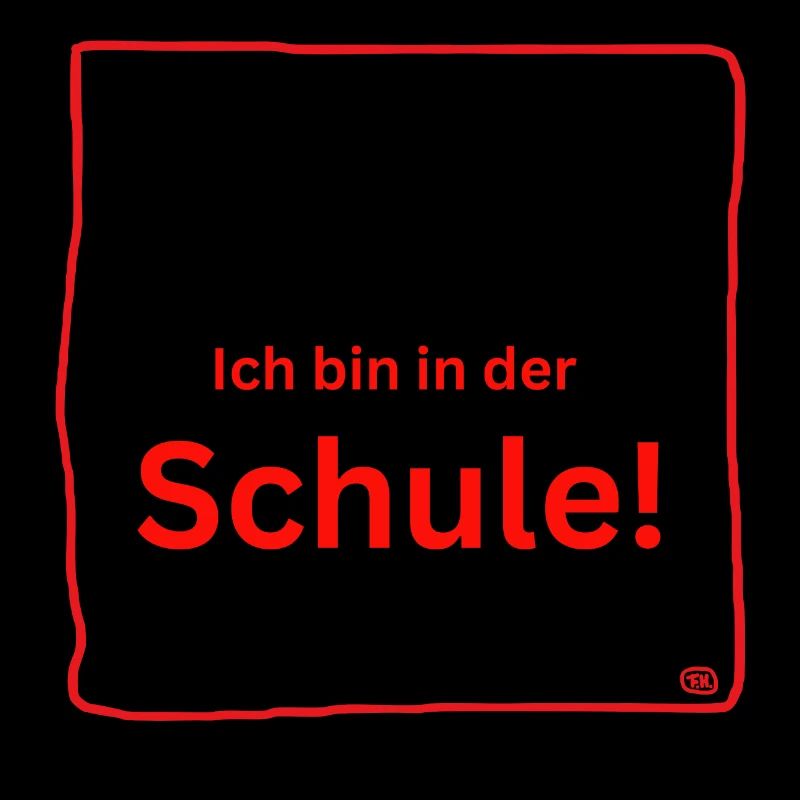 Ich bin in der Schule