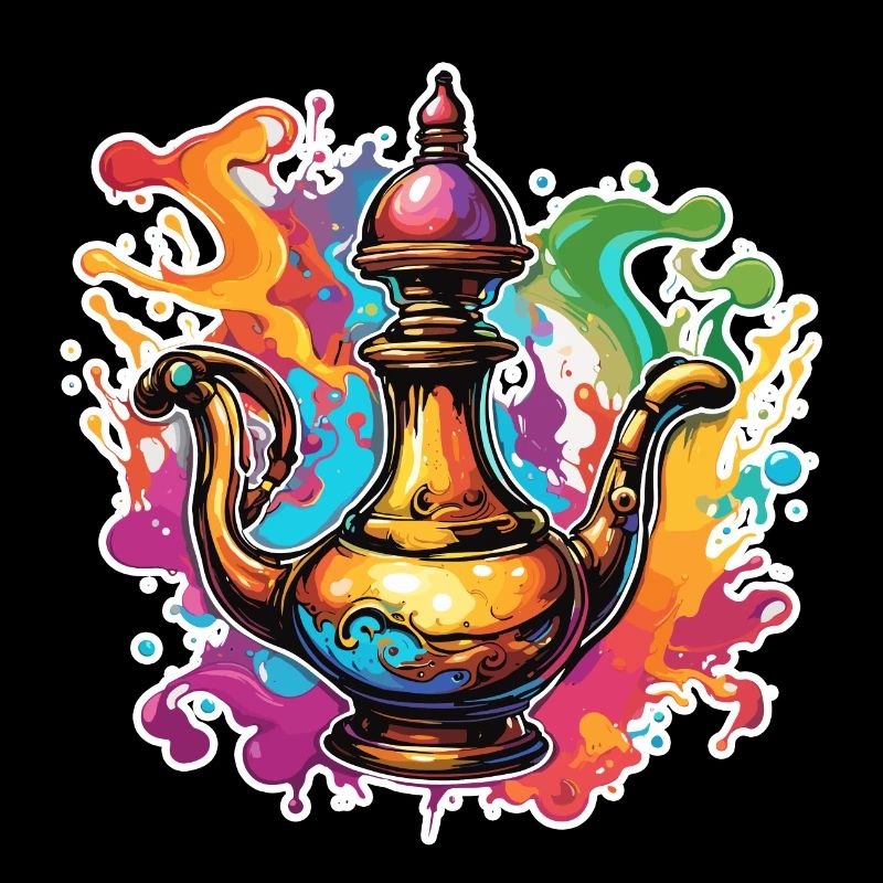 Magic Lamp / Wishes /Orient / Miracle / Genius