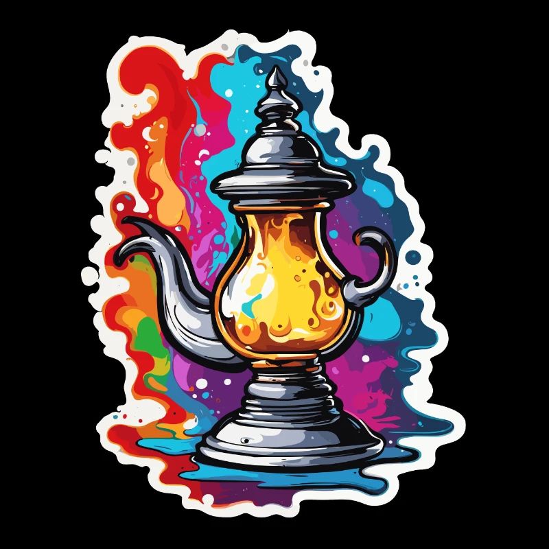 Magic Lamp / Wishes /Orient / Miracle / Genius