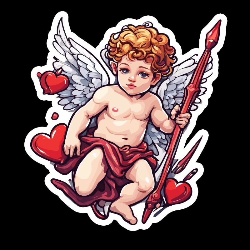 Cupidon / Amour / Flèche / Coeur / Saint Valentin