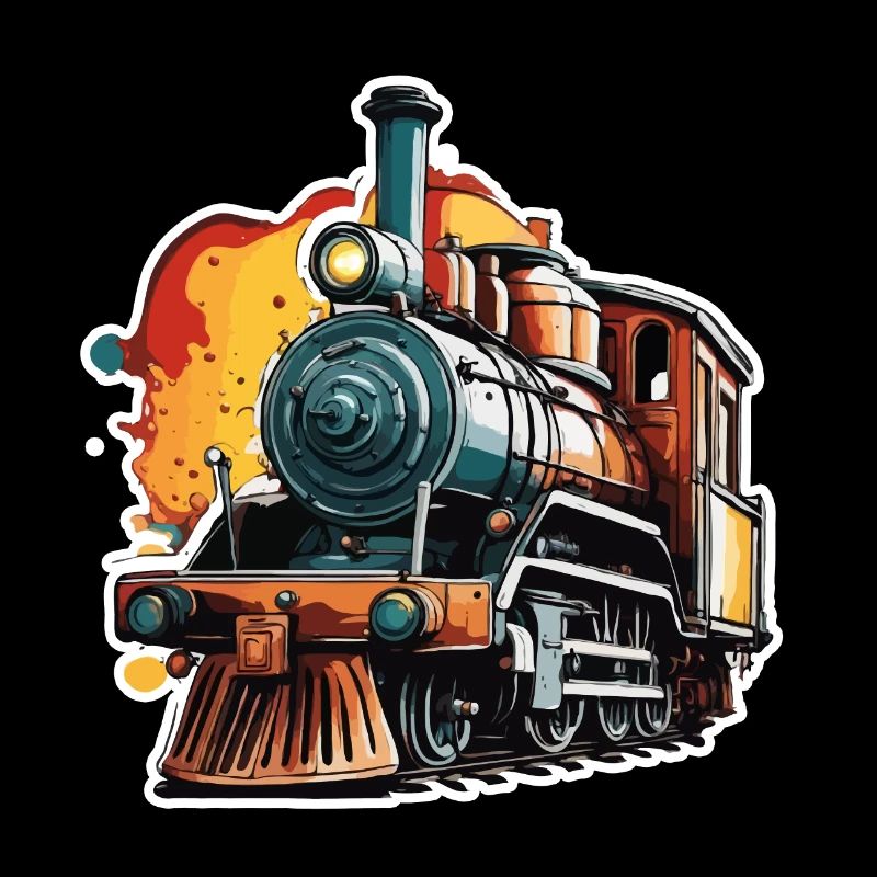 Zug / Lokomotive / Dampflok / Eisenbahn / Lock