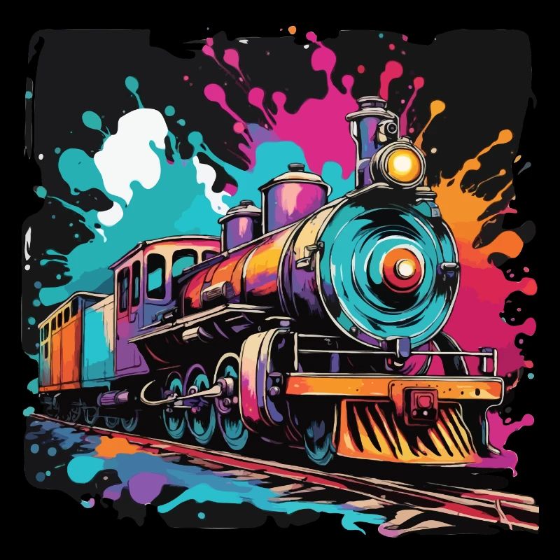 Zug / Lokomotive / Dampflok / Eisenbahn / Lock