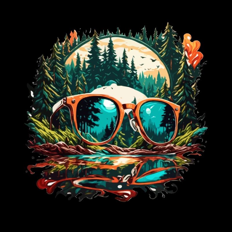 Lunettes de soleil / Reflection / Forêt / Reflection