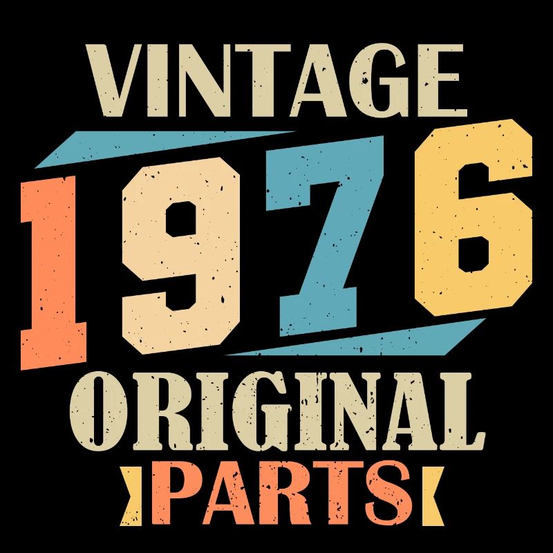 Mois 1976. Cadeau d'anniversaire 1976. 48 ans Birt