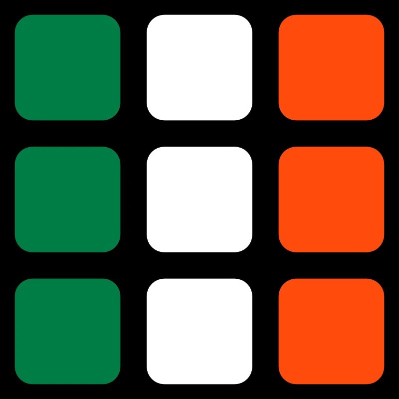 Drapeau (vertical) Carrés VECTOR