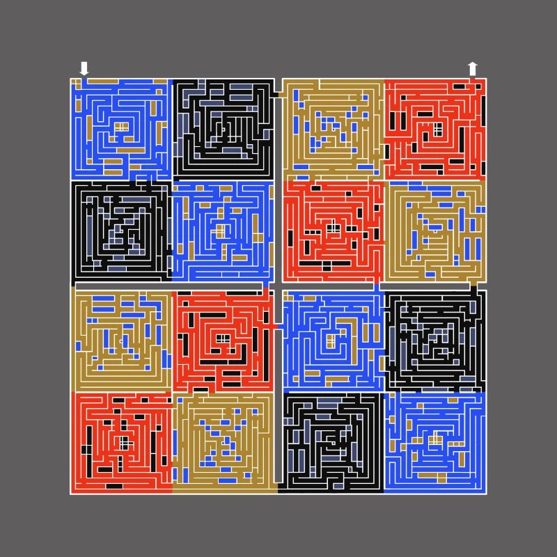 Laby Square 2 (version couleurs)