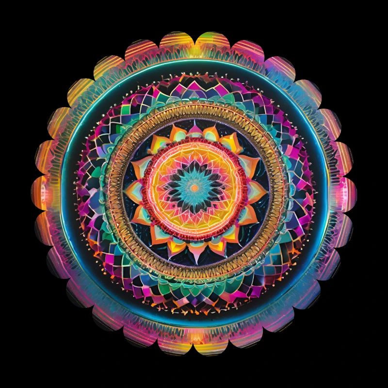 Futuristisches Mandala