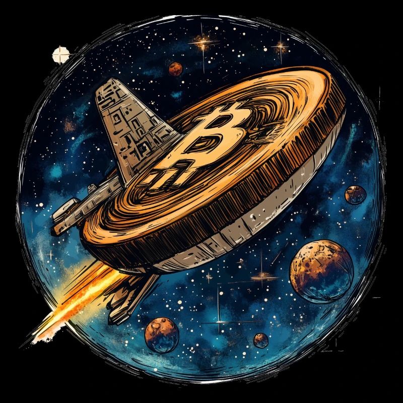 Bitcoin rocket: Departure into the crypto universe!