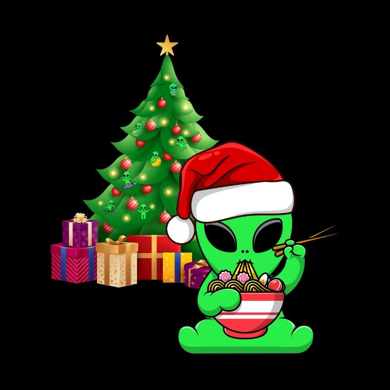 Weihnachten Alien