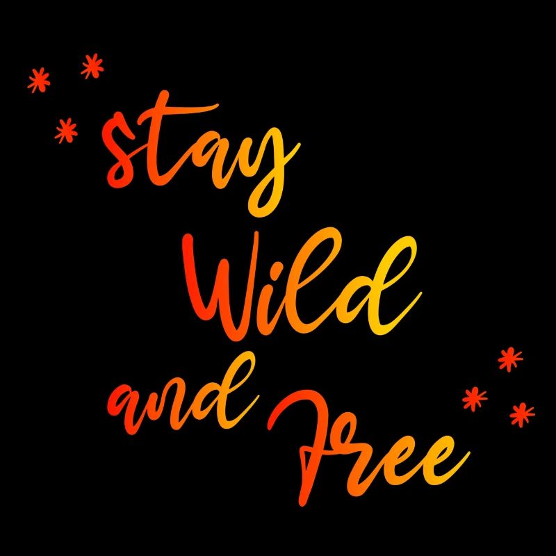 WILD FREE GRADIENT RED YELLOW