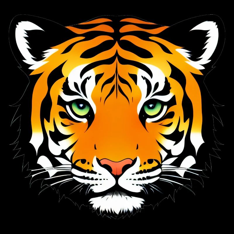Comic Tiger Mignon Drôle Cool Dessin animé 5