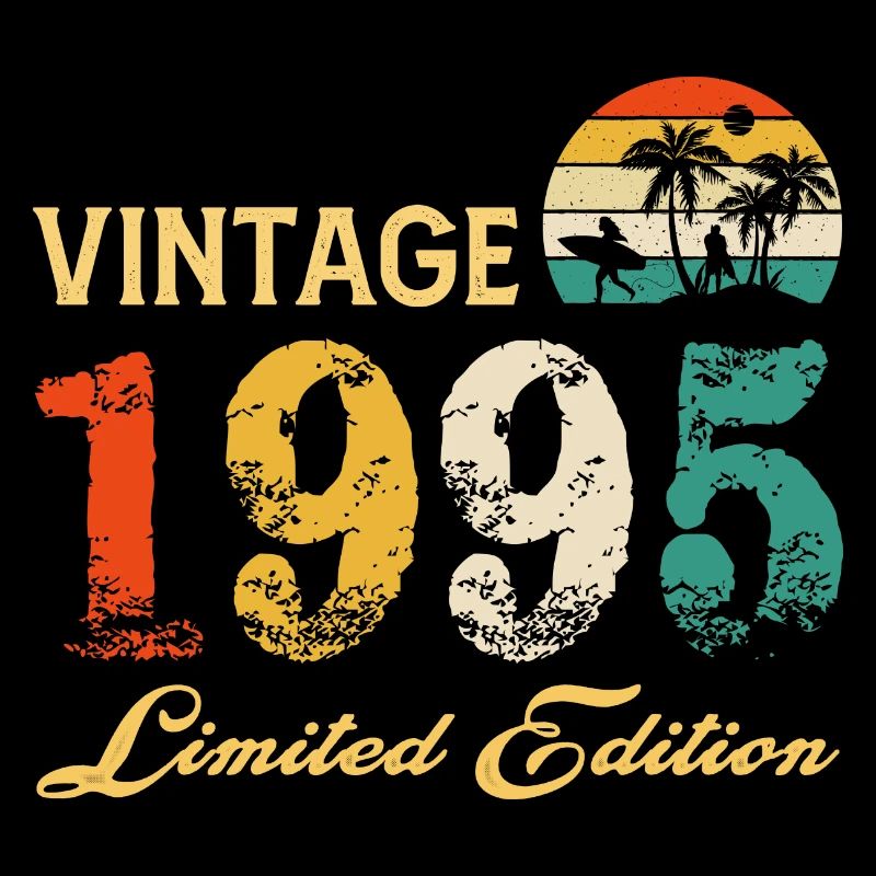 Vintage 1995 Limited Edition Made in 1995 Geburtstag