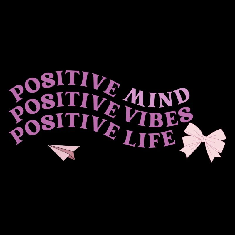 Stoffbeutel/Tragetasche mit positiven Spruch