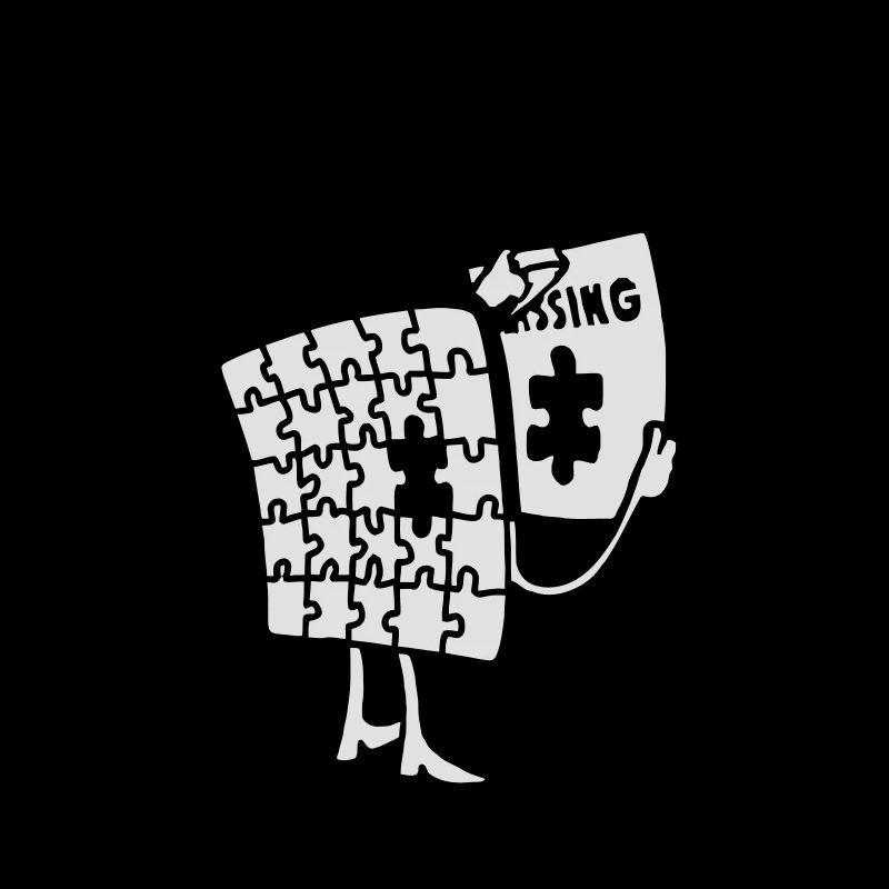 Puzzle Missing, Vermisst ein Stück seiner selbst