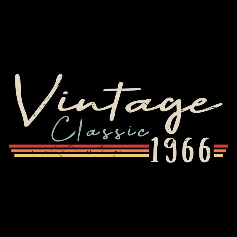 Vintage Original since 1966 Birthday Retro 1966