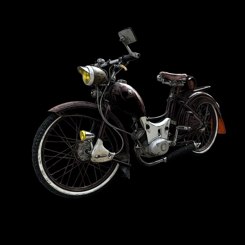 Simson Custom SR2 Conversion Rat Rod