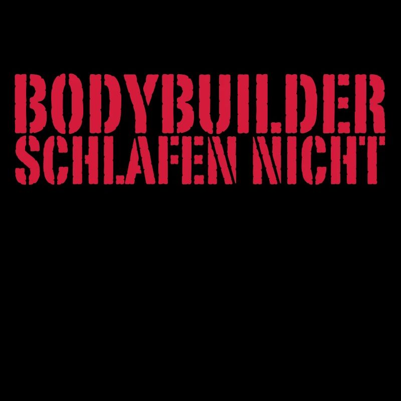 Bodybuilder schlafen nicht, sie legen sich wachsen