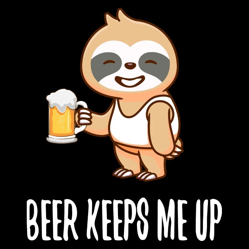 Faultier mit Bier