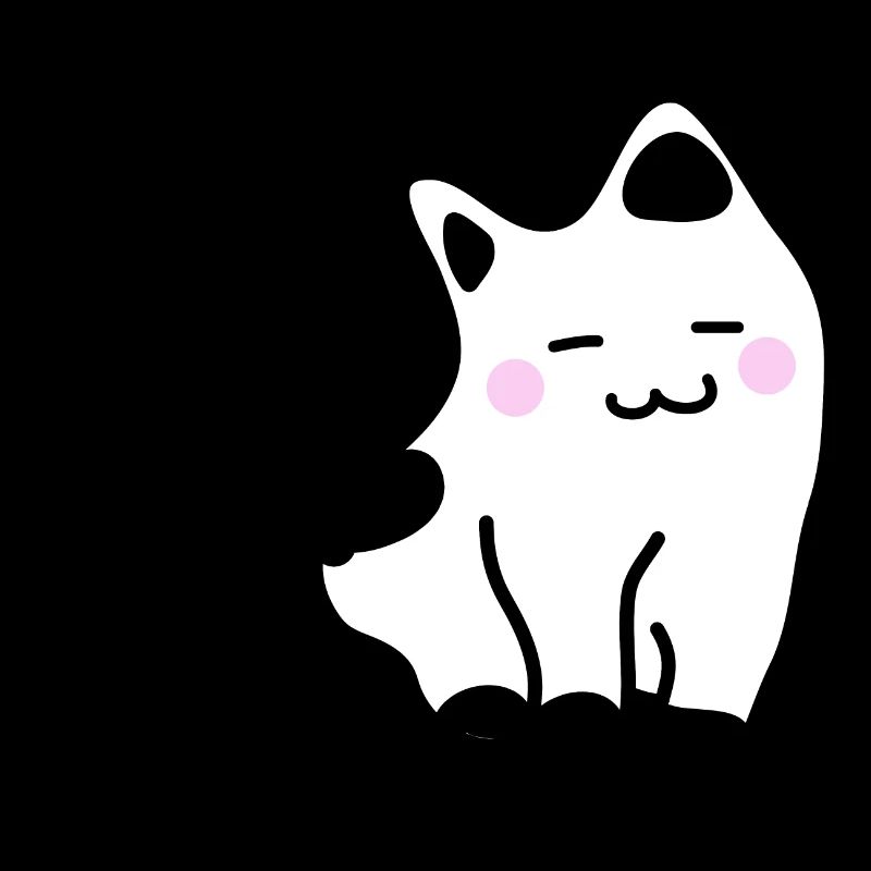 Chaton blanc