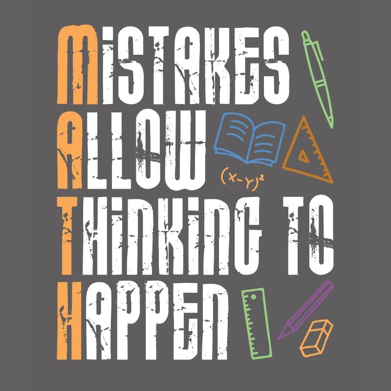 Math school mathematics study formula gift