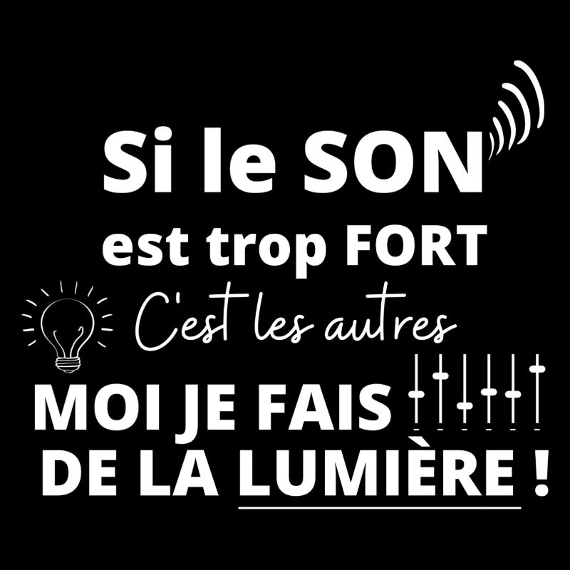 Technicien du spectacle - Si le son est trop fort