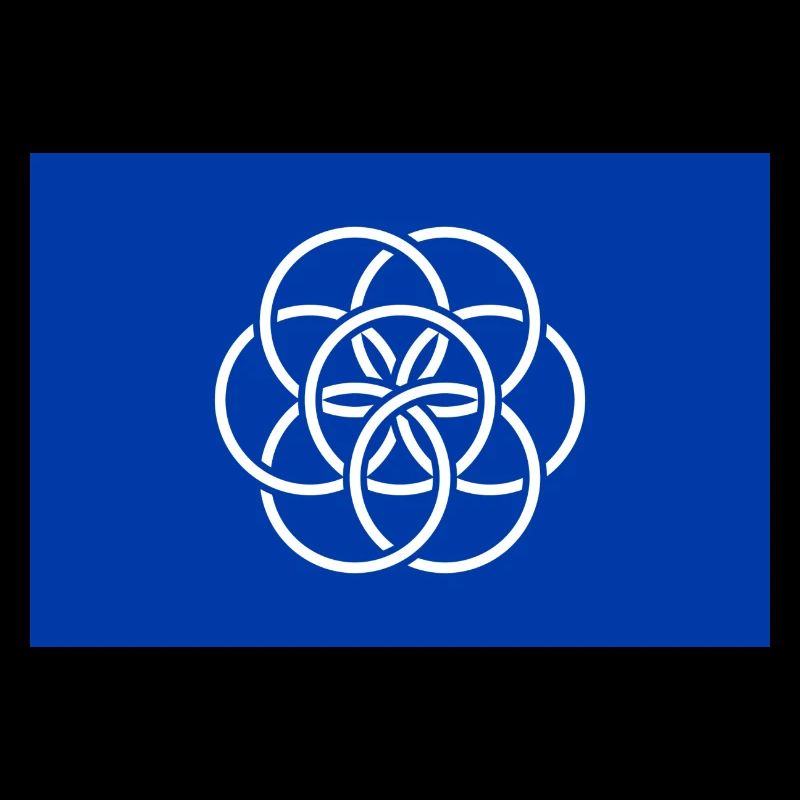 Internationale Flagge der Erde