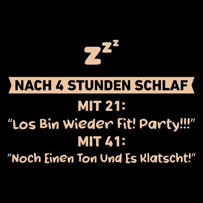 Schlaf müde Morgenmuffel Langschläfer