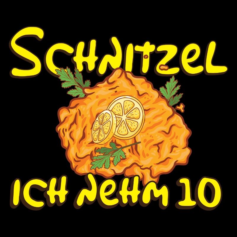 Schnitzel Ich nehm 10 Fanshirt