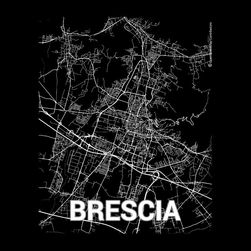 Plan de la ville de Brescia et rues